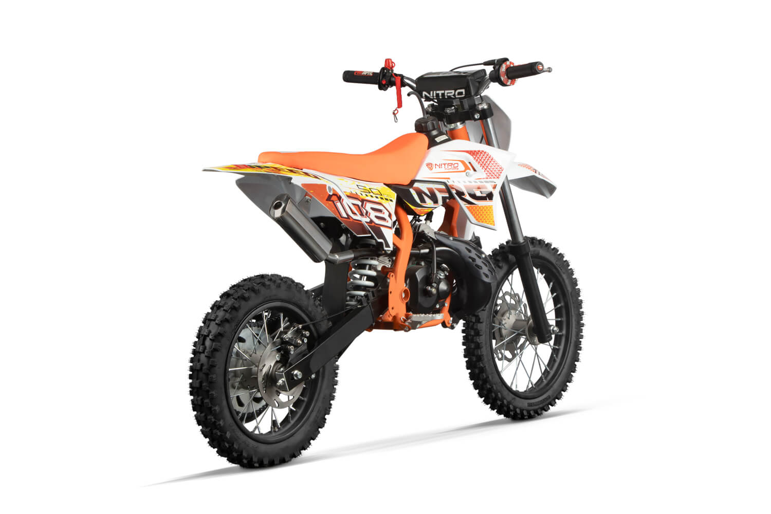 NRG50 50cc Moto Cross Moteur 9ch KTM Réplique 12/10" Kick Start